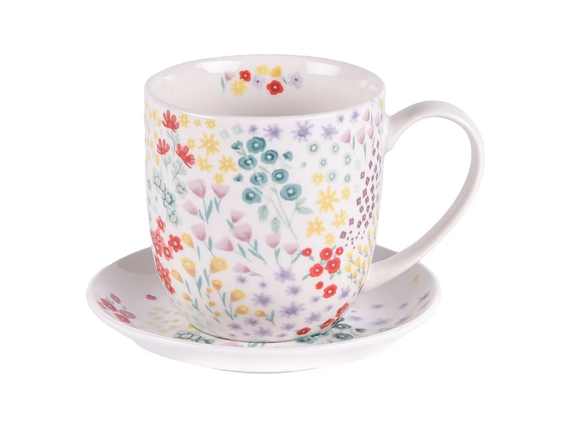Coffret tasse à thé avec sous tasse Lisa