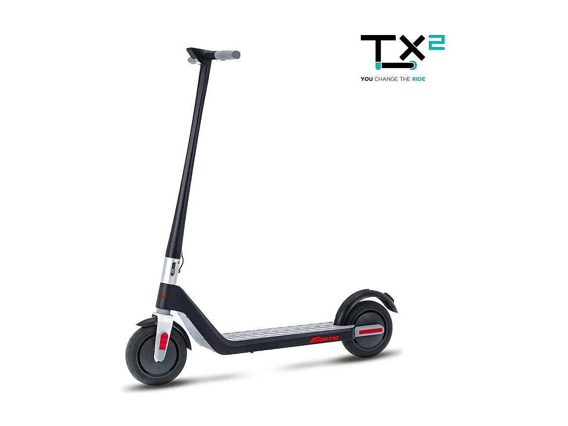 Fantic - Fantic_tx2_black - Noire - Double Moteur 500w - Pliable - Autonomie 25 Km