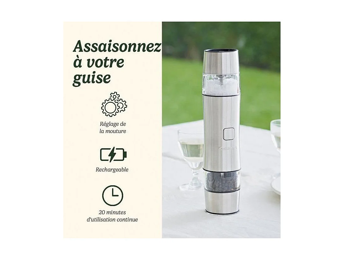 Cuisinart MOULIN POIVRE e SEL SG6SE ARG Macina sale e pepe