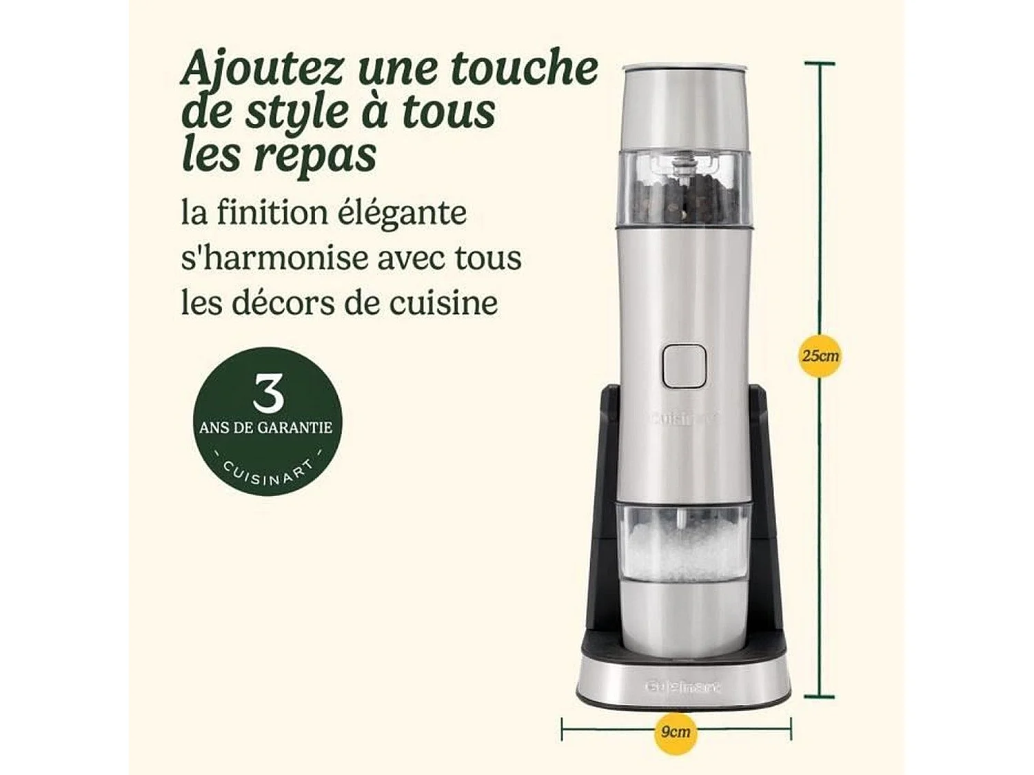 Cuisinart MOULIN POIVRE e SEL SG6SE ARG Macina sale e pepe