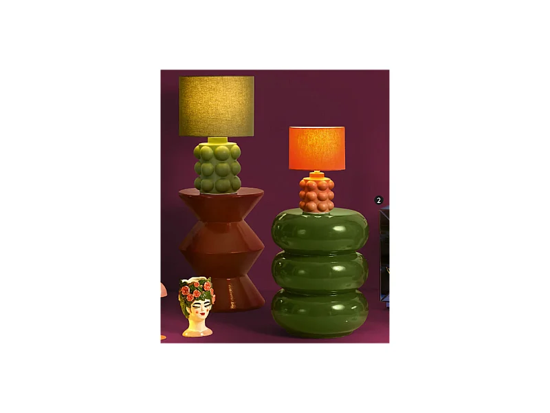 Table d'appoint GAYA, Orange