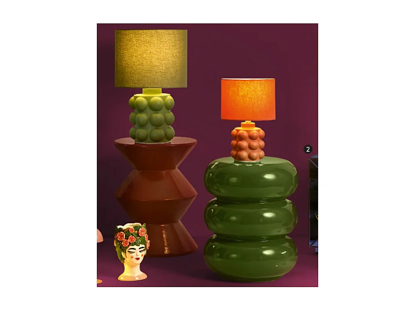 Table d'appoint GAYA, Orange