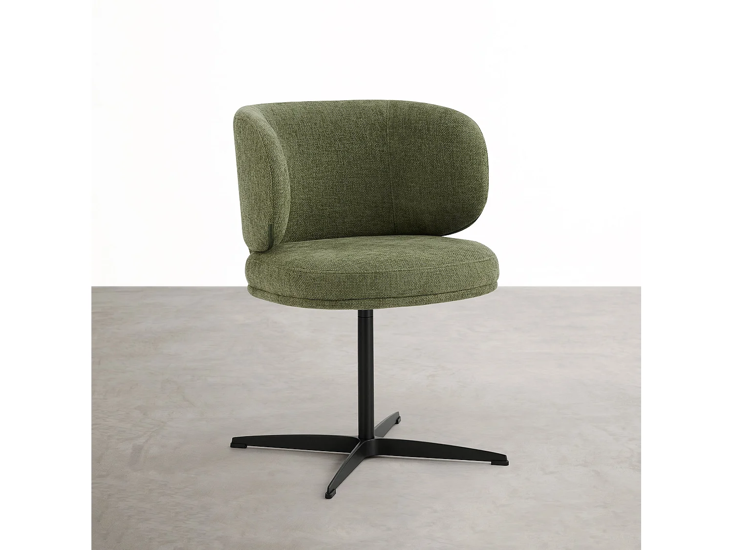 Lot de 2 Chaises de Salle à Manger Chaise de Bureau Pivotante Chaise pour Chambre-coiffeuse