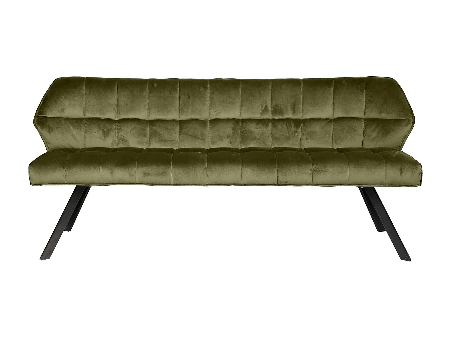 Banc salle à manger velours vert 180 cm MELBOURNE