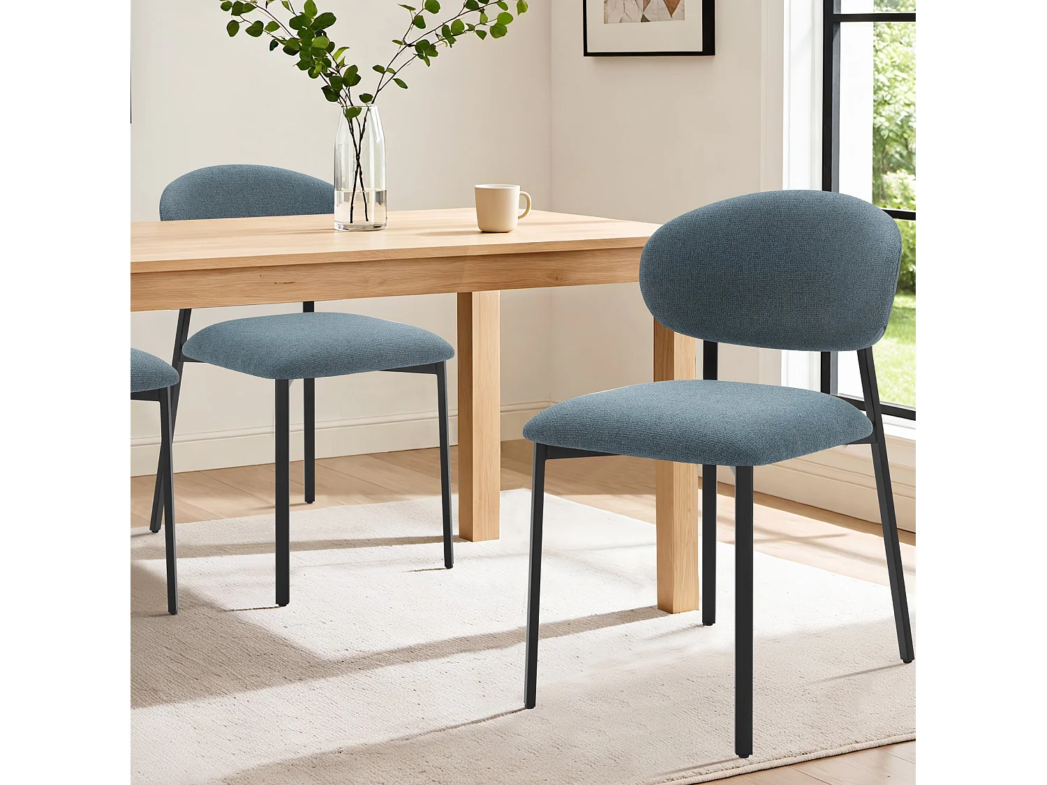 Lot de 4 Chaises Salle à Manger,  Chaise Scandinave, Chaise Moderne