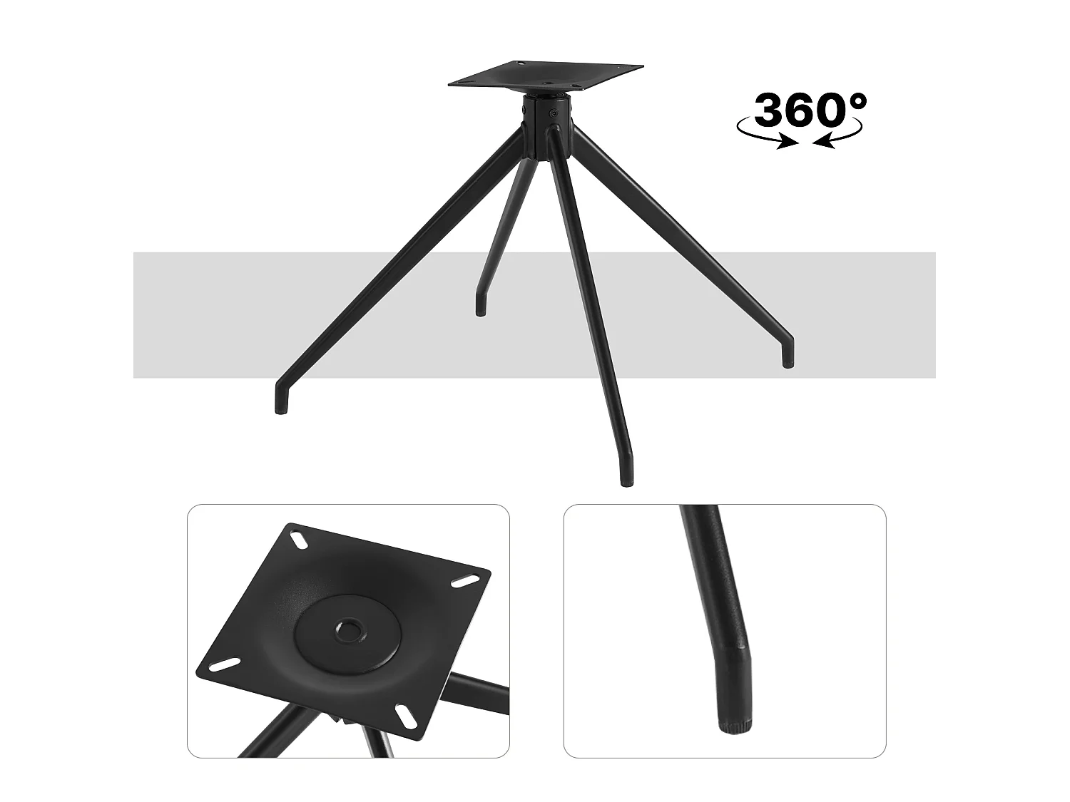 Lot de 2 Chaises de Salle à Manger,  Fauteuil Pivotant à 360 degrés, Chaise de Cuisine