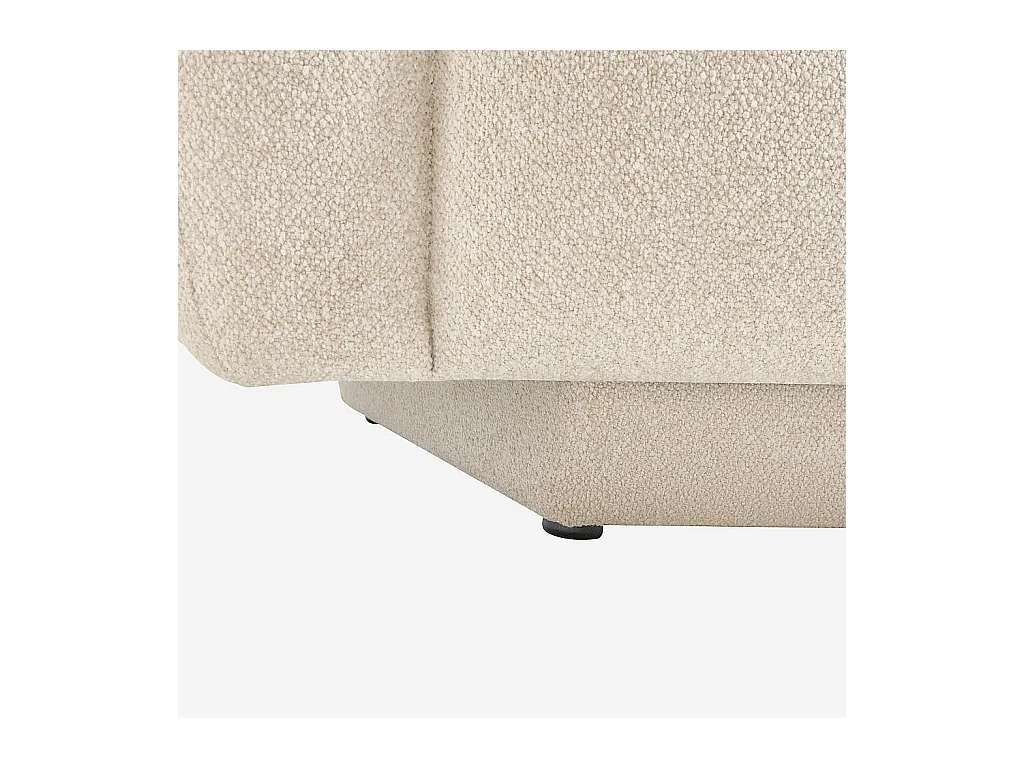 Habitat - Canapé 2 places en tissu texturé - Beige vanille - Design by Federica Francini - Austin