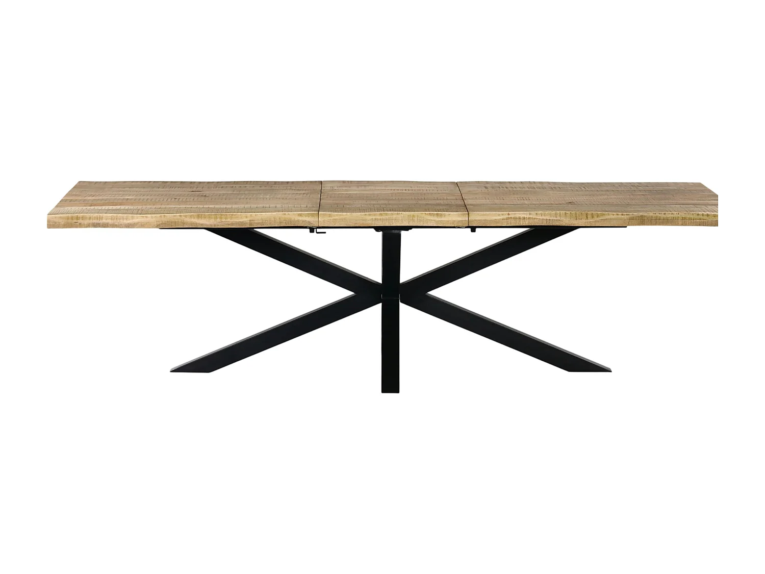 Table à manger extensible bois massif 220/280 cm LUCKNOW