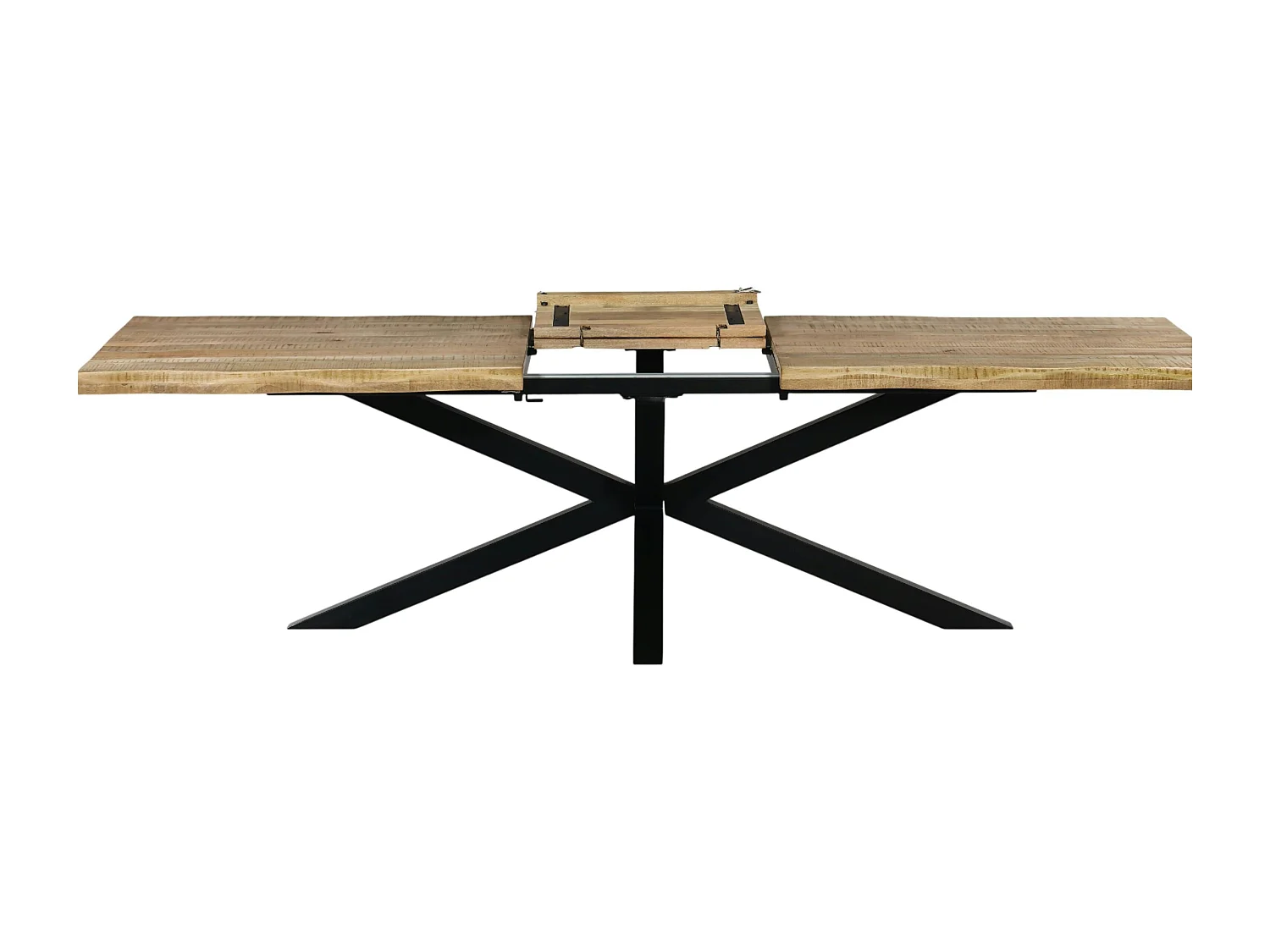 Table à manger extensible bois massif 220/280 cm LUCKNOW