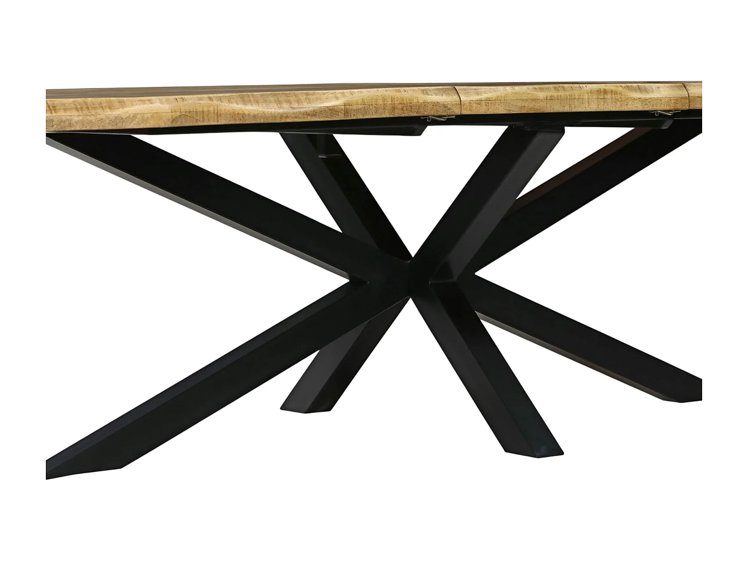 Table à manger extensible bois massif 220/280 cm LUCKNOW