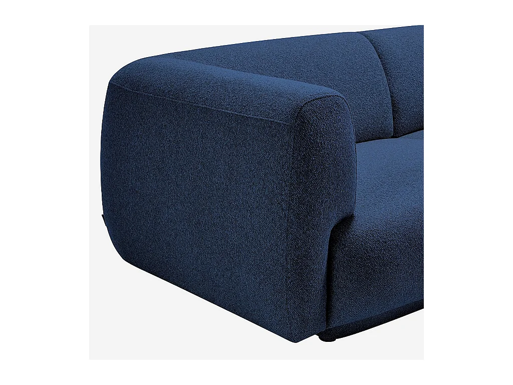 Habitat - Canapé 2 places en tissu texturé - Bleu marine - Design by Federica Francini - Austin