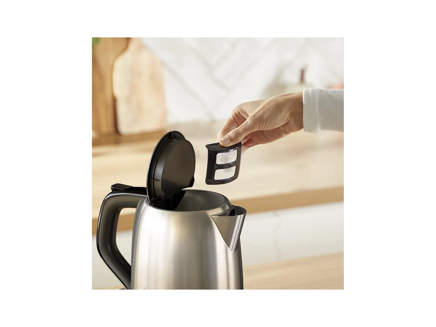 Moulinex Bouilloire sans fil 1l 2400w  mini inox - BY5S2DE0