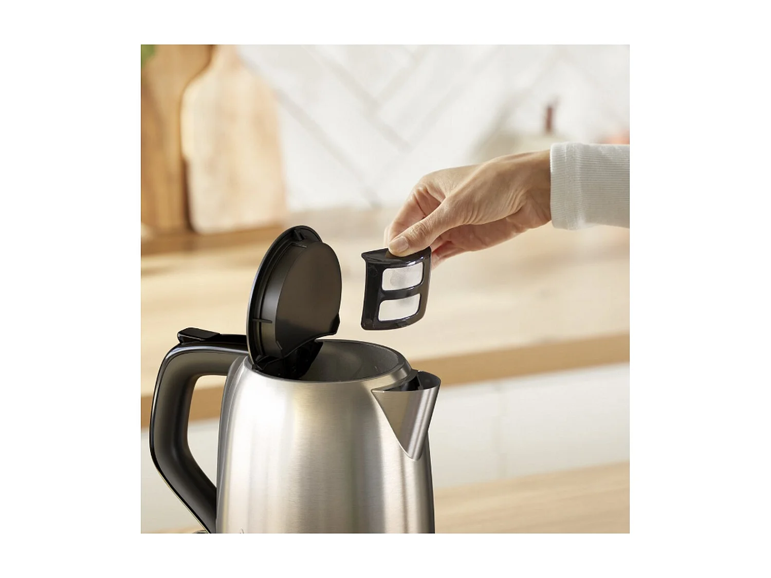 Moulinex Bouilloire sans fil 1l 2400w  mini inox - BY5S2DE0