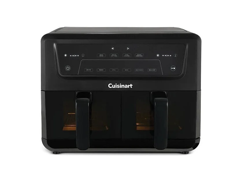 Friteuse sans huile CUISINART - Airfryer AFD10XBLE - Capacité 10,4L - Double cuves - Noir - 2400W