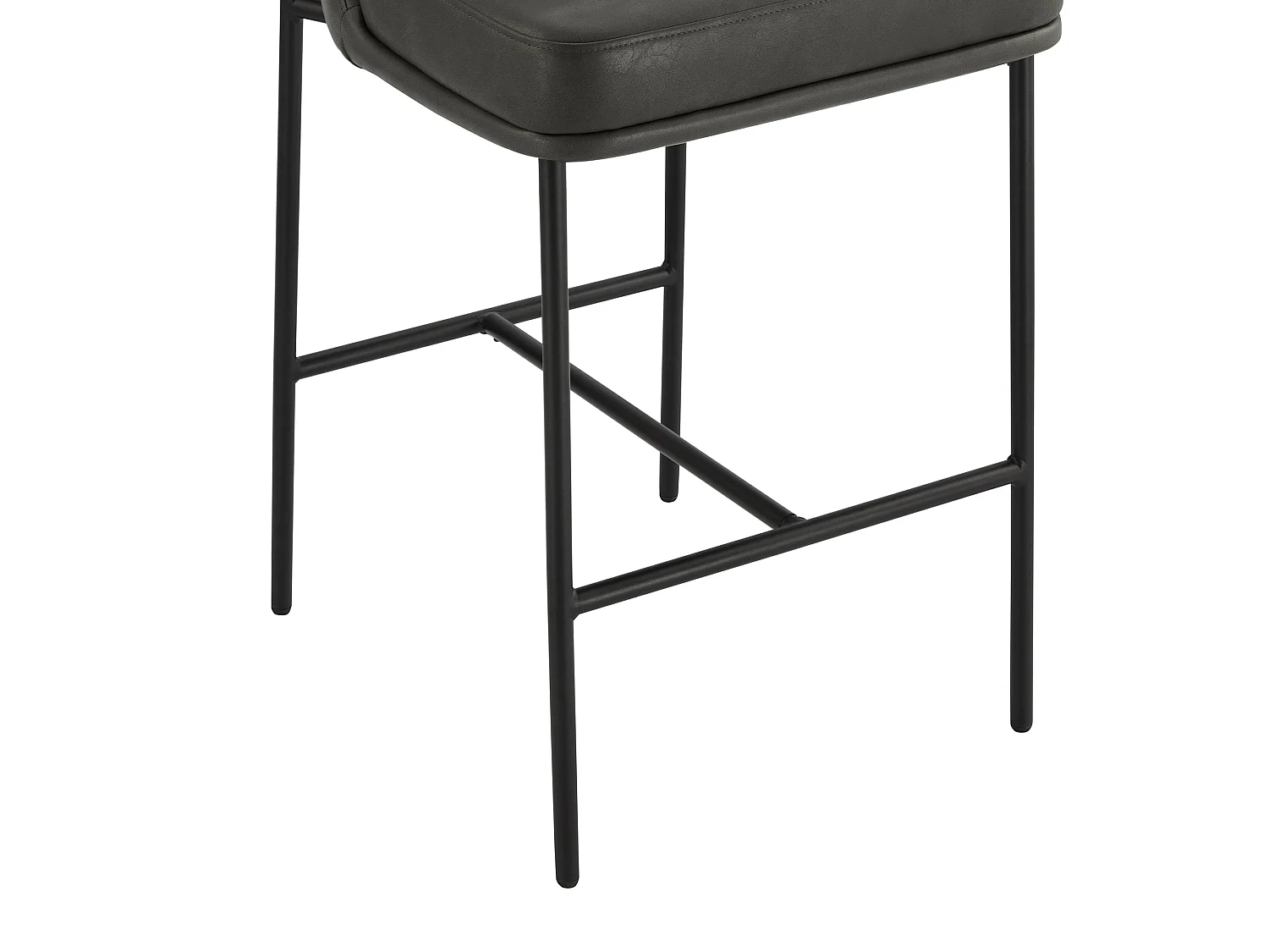 Lot de 2 Tabouret de Bar,Hautes en PU, avec Dossier Hauteur 97 cm, pour Bars et Cuisine
