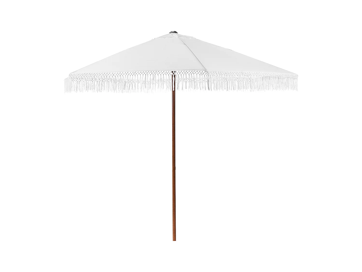 Parasol de jardin 258 cm MURASA Blanc
