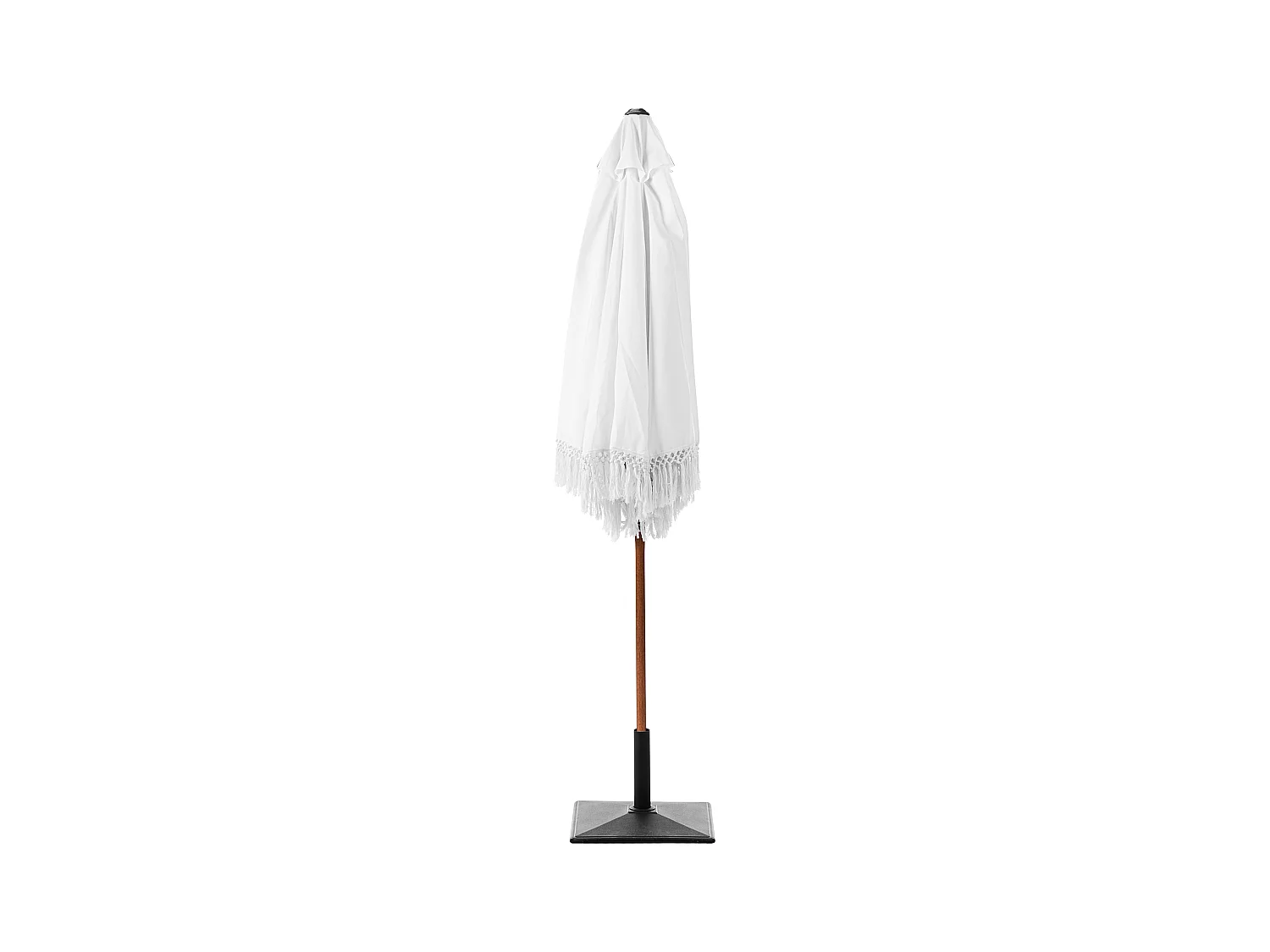 Parasol de jardin 258 cm MURASA Blanc
