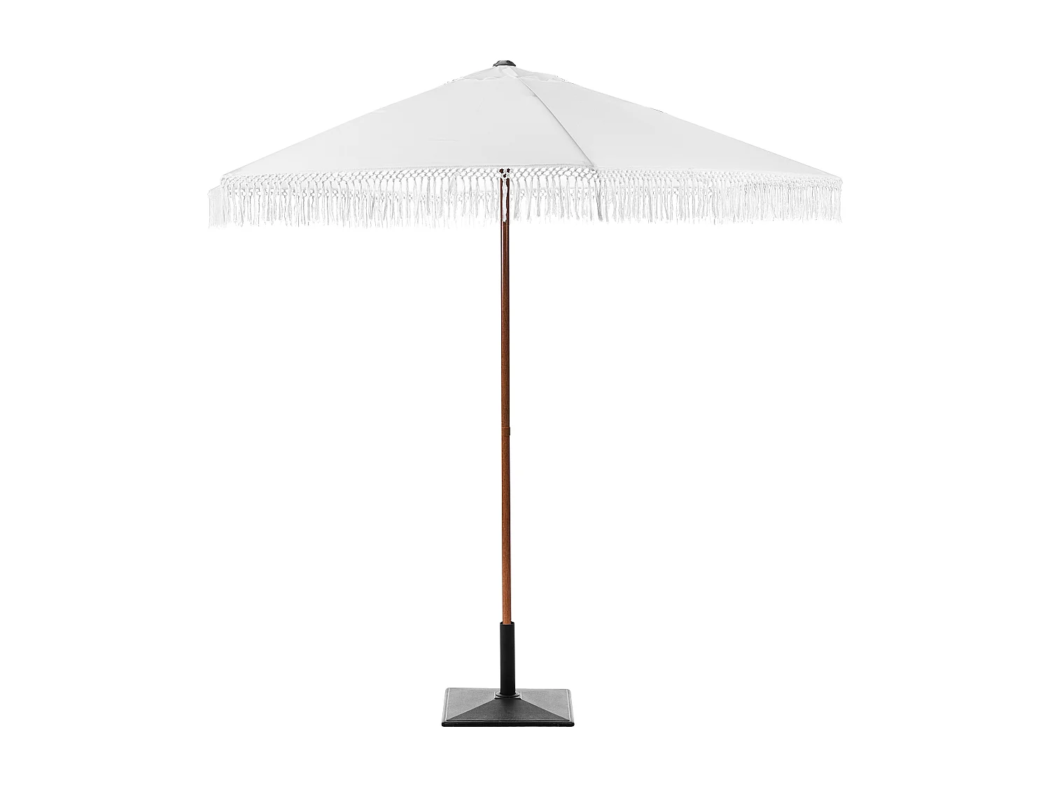 Parasol de jardin 258 cm MURASA Blanc