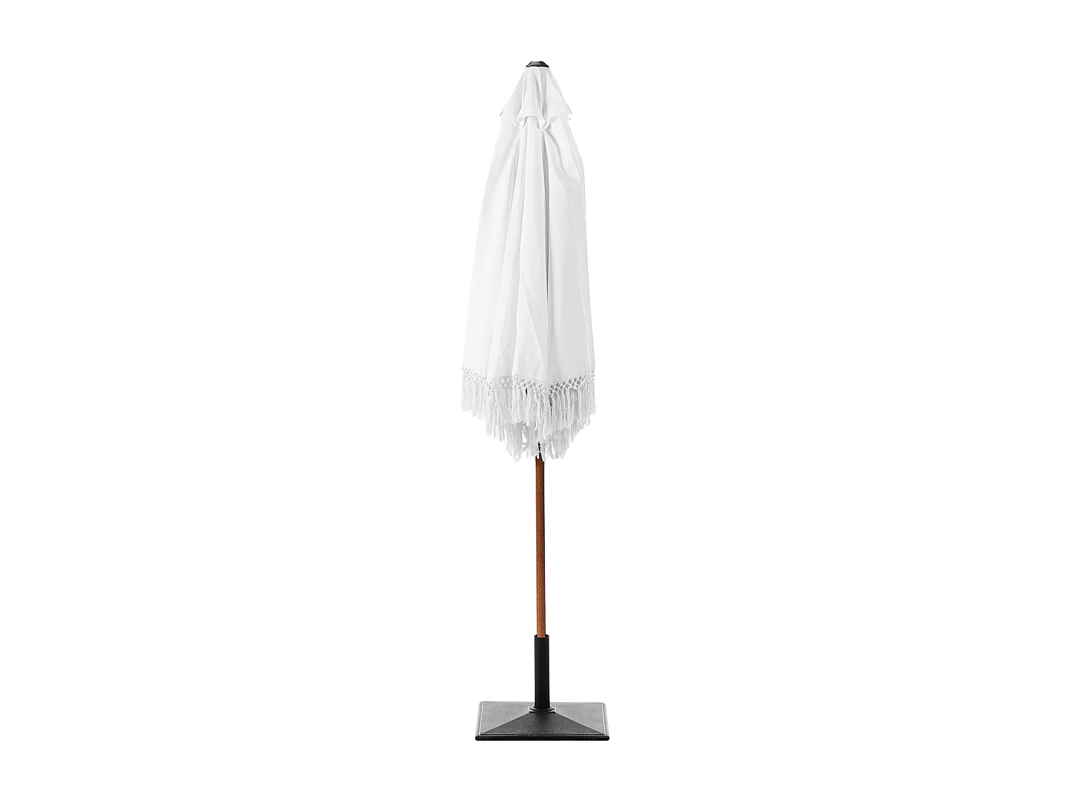 Parasol de jardin 258 cm MURASA Blanc