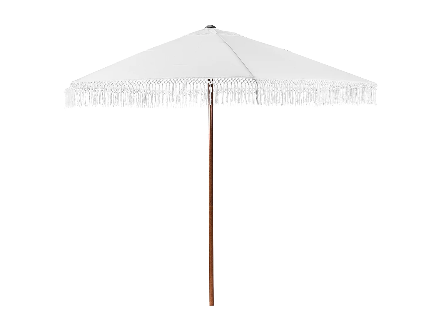Parasol de jardin 258 cm MURASA Blanc
