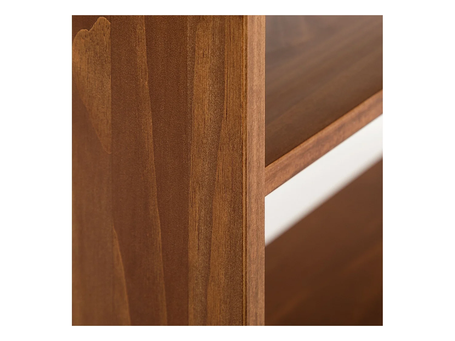 Etagère Escalier MELLY H 240 cm en Bois Massif Coloris Châtaignier, Bibliothèque Sous-Pente, Rangement Ouvert sur Pied