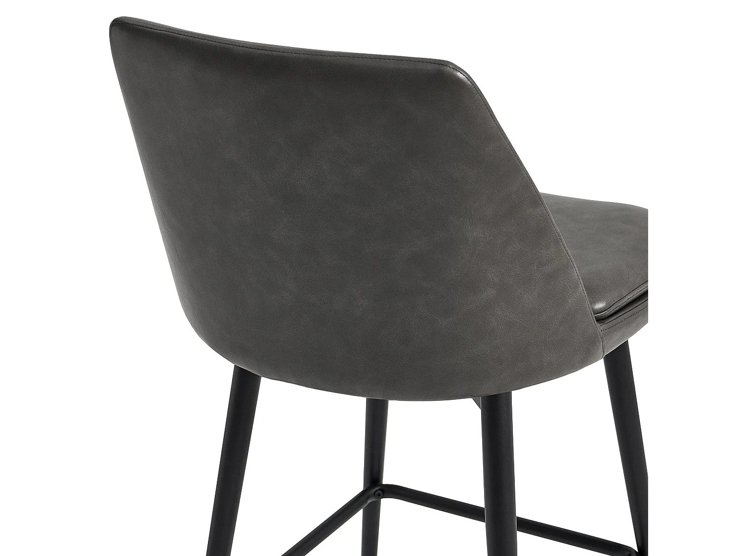 Lot de 2 Tabouret de Bar, en PU, Rotatif sur 360° Hauteur 96 cm, pour Bars et Cuisine