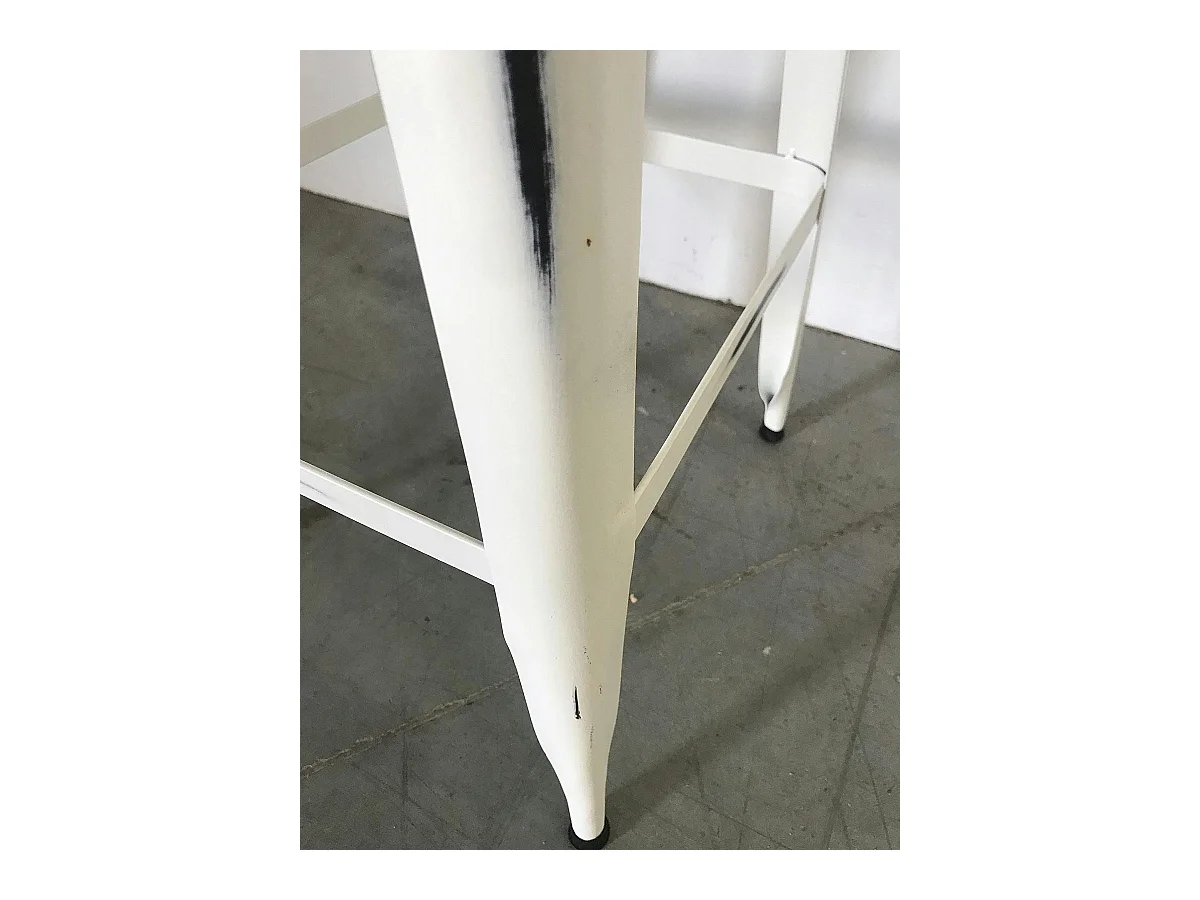 Tabouret de bar blanc (lot de 2) LEEDS
