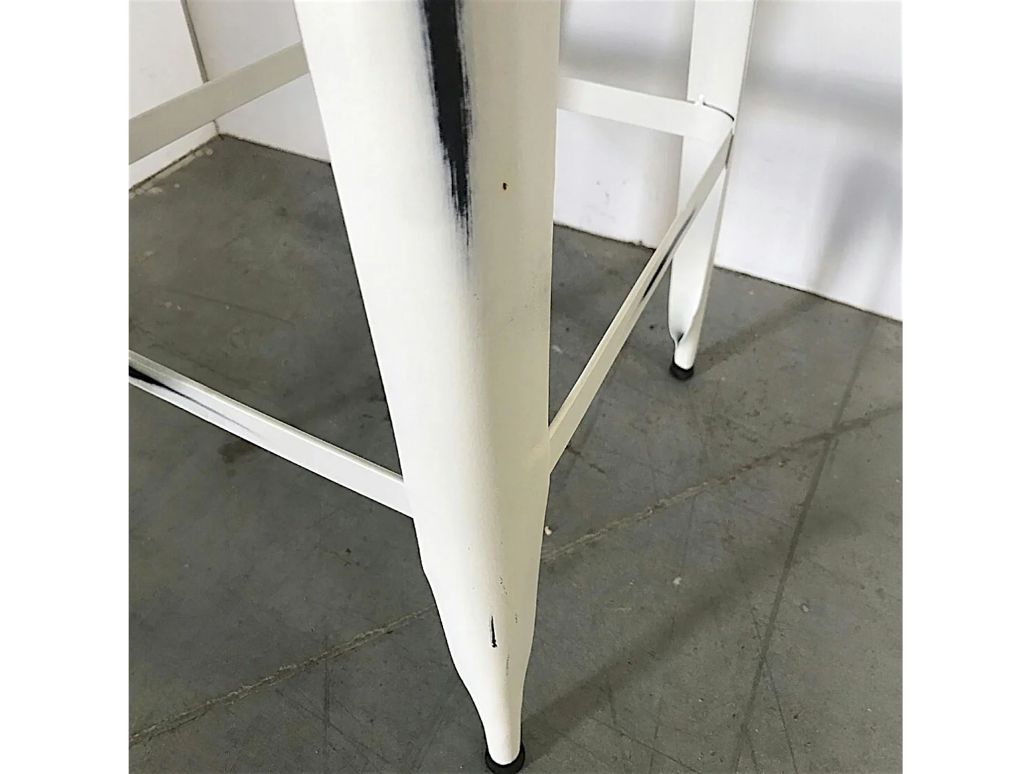 Tabouret de bar blanc (lot de 2) LEEDS
