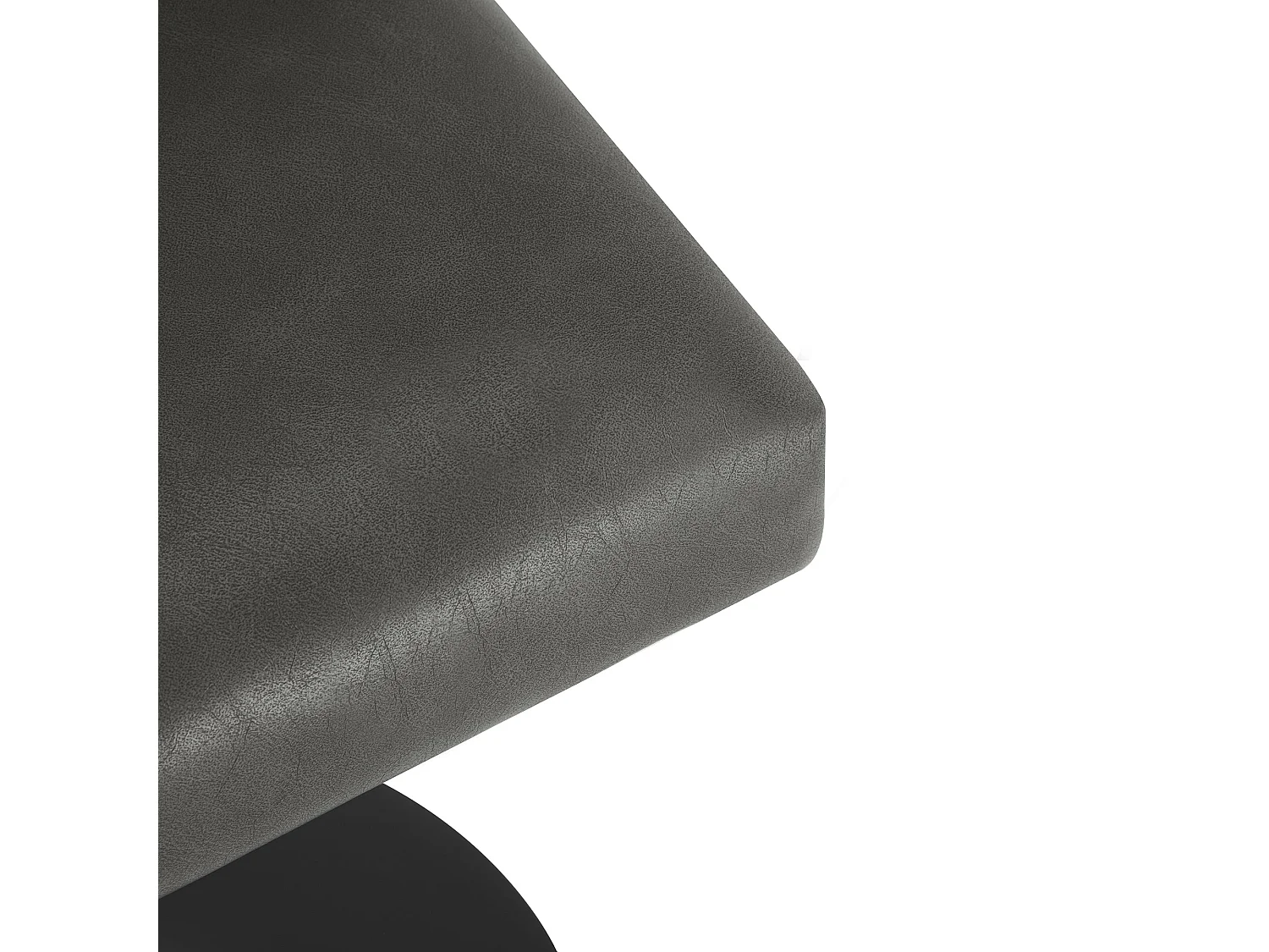 Lot de 2 Tabouret de Bar Réglable en Hauteur, Revêtement en PU, Rotatif sur 360°avec Repose-Pieds