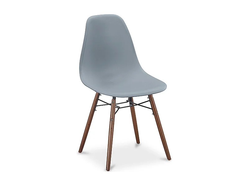 Esszimmerstühle - Skandinavisches Design - Dunkle Holzbeine - Skögur