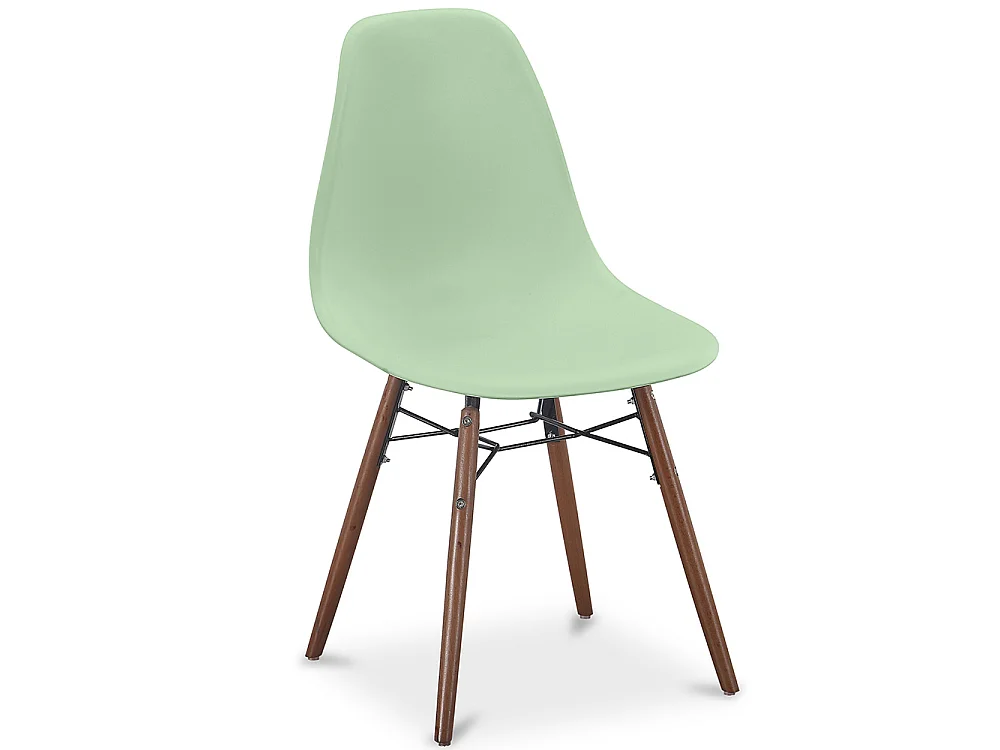 Silla de Comedor - Diseño Escandinavo - Patas de Madera Oscura - Skögur