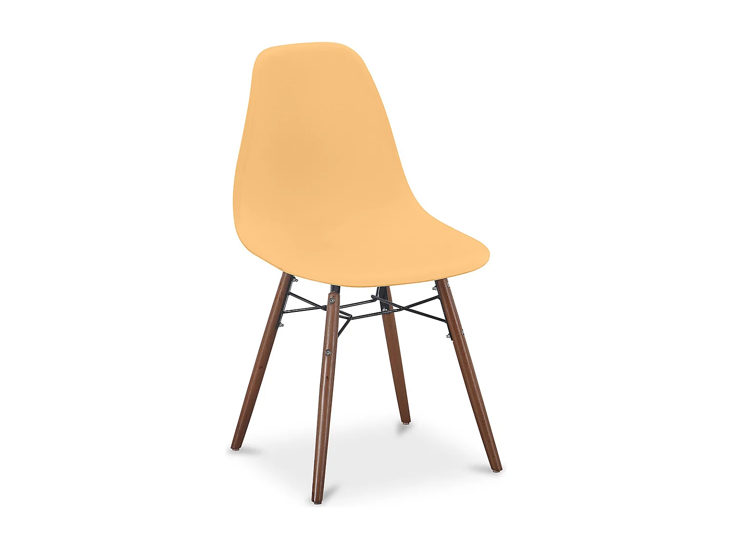 Sillas de Comedor - Diseño Escandinavo - Patas de Madera Oscura - Skögur