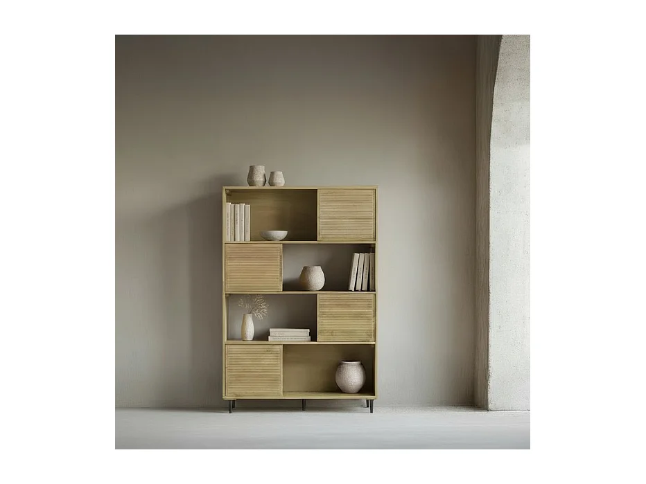 étagère en bois massif naturel 110x160