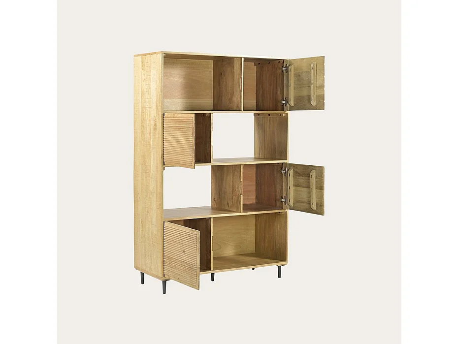 étagère en bois massif naturel 110x160