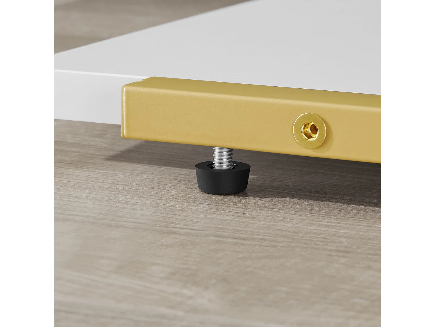 Valora Support à fleurs 6 étagères en marbre avec cadre en fer doré pour décoration