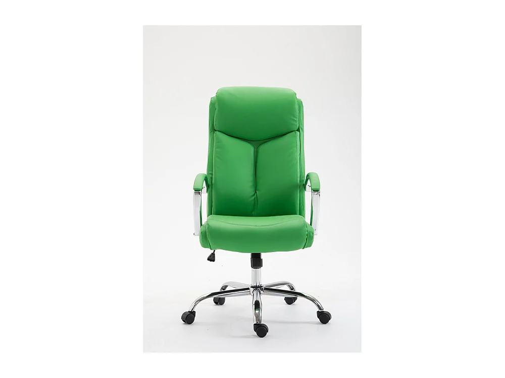 Chaise de bureau - Similicuir & Noir - Vert - XL Vaud