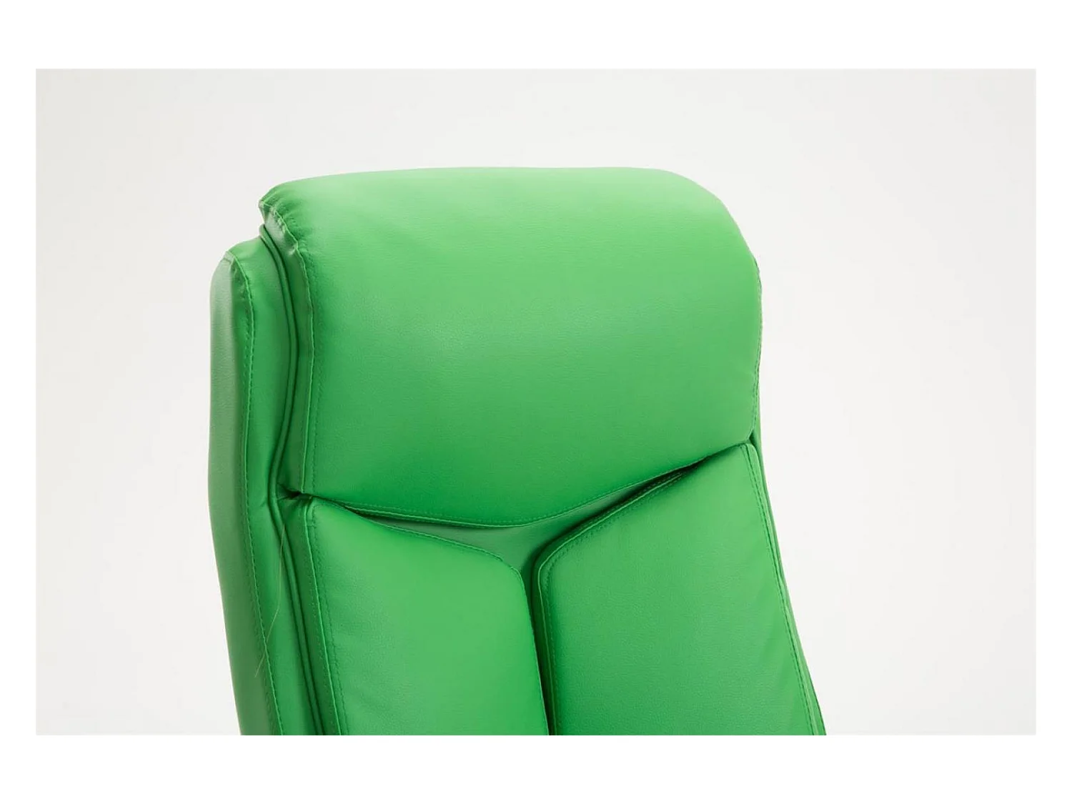 Chaise de bureau - Similicuir & Noir - Vert - XL Vaud