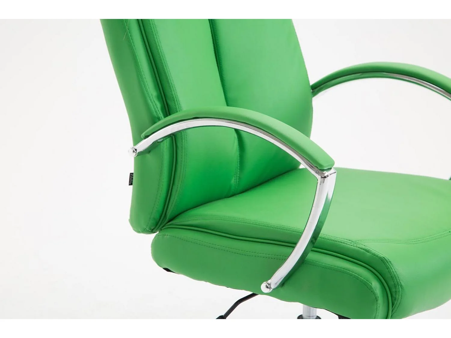 Chaise de bureau - Similicuir & Noir - Vert - XL Vaud