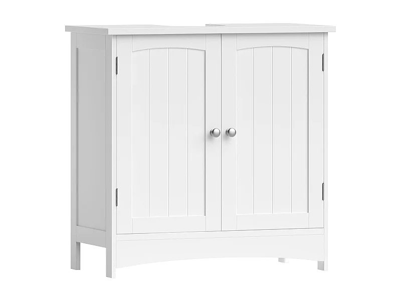 Meuble de salle de bain sous-vasque Valora | Blanc | Compact | Scandinave