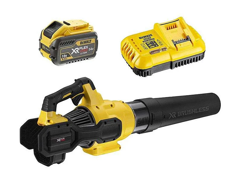 Souffleur 54V DEWALT DCMBA572X1-QW avec une batterie de 9,0 Ah FLEXVOLT