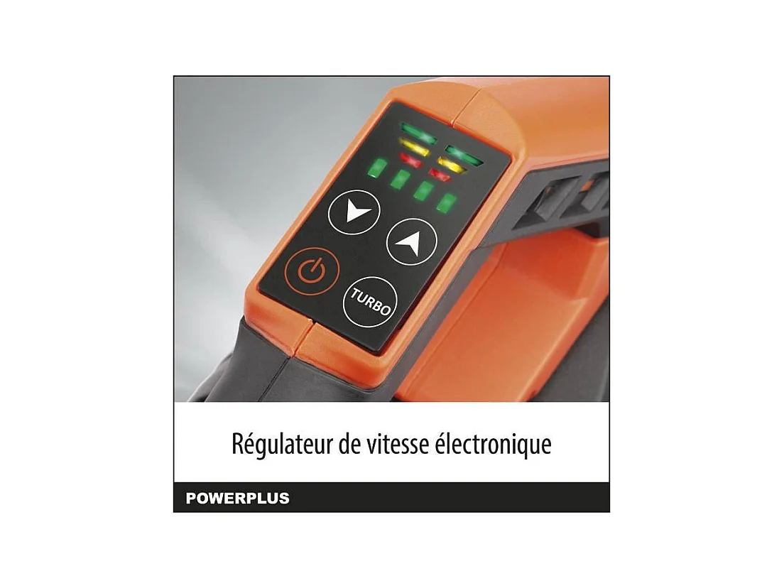 Souffleur de Feuilles a batterie 40V Dual Power POWDPG7526 - moteur brushless - Livré sans batterie ni chargeur