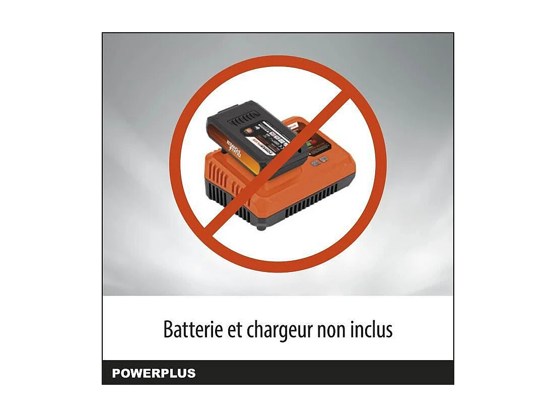 Souffleur de Feuilles a batterie 40V Dual Power POWDPG7526 - moteur brushless - Livré sans batterie ni chargeur