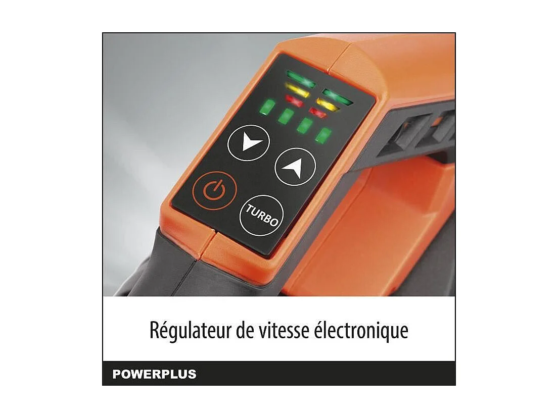 Souffleur de Feuilles a batterie 40V Dual Power POWDPG7526 - moteur brushless - Livré sans batterie ni chargeur