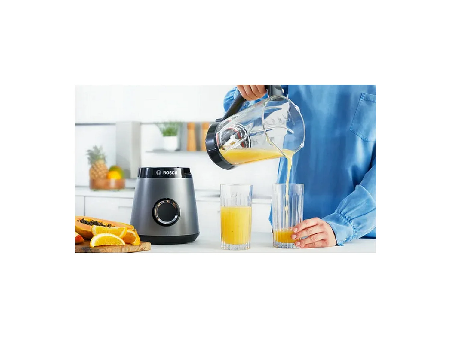 Bosch Blender 1.5l 1200w argent - MMB6172S