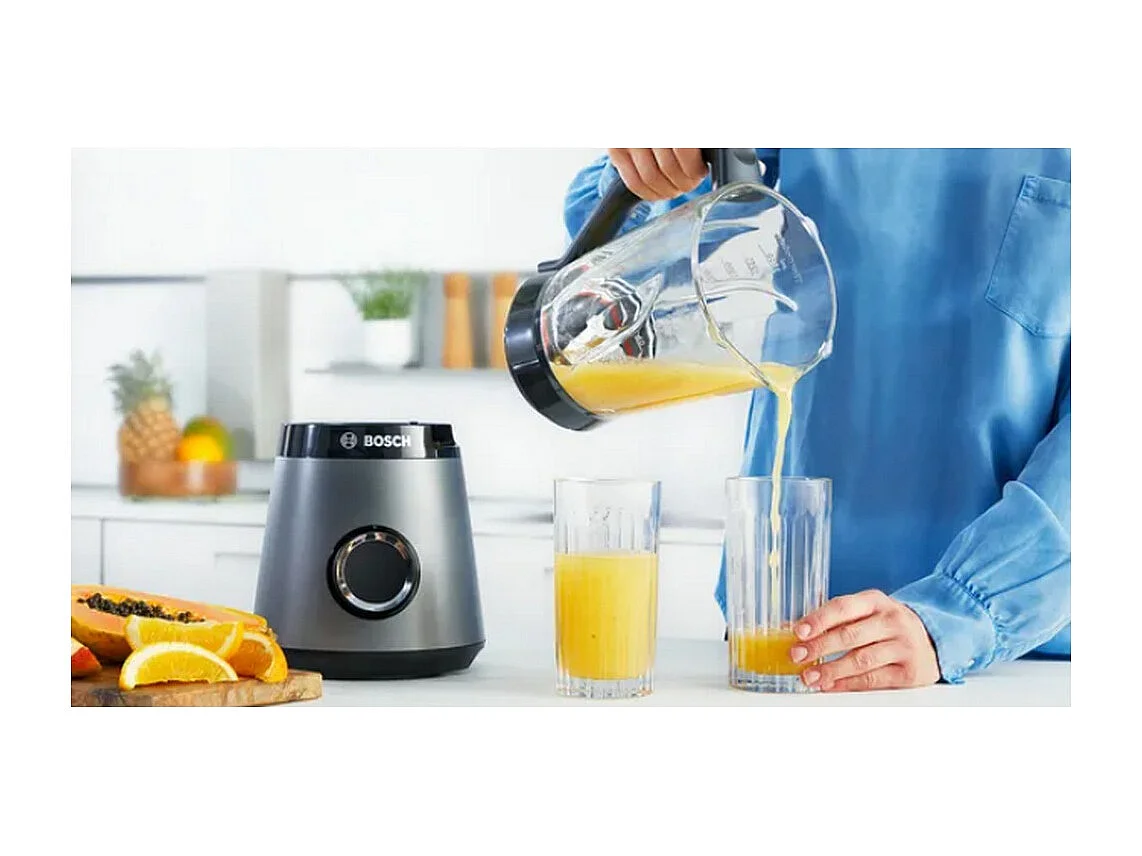 Bosch Blender 1.5l 1200w argent - MMB6172S