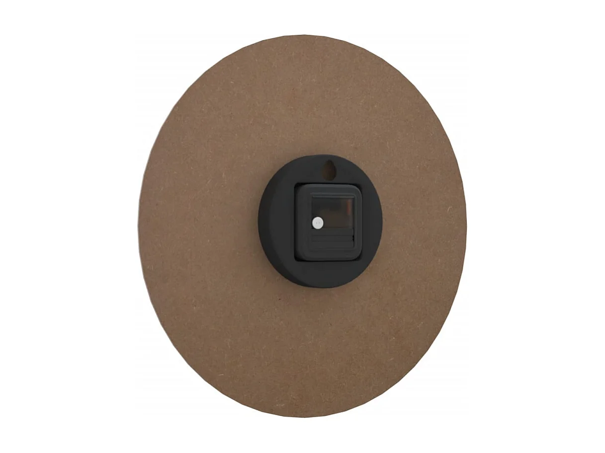 Horloge murale jaune et noir Ø30 cm bois d ingénierie