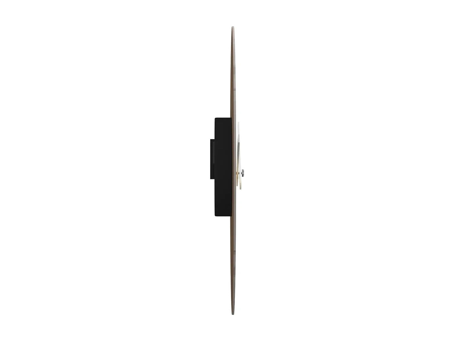 Reloj de pared Monet negro/amarillo Ø30 cm
