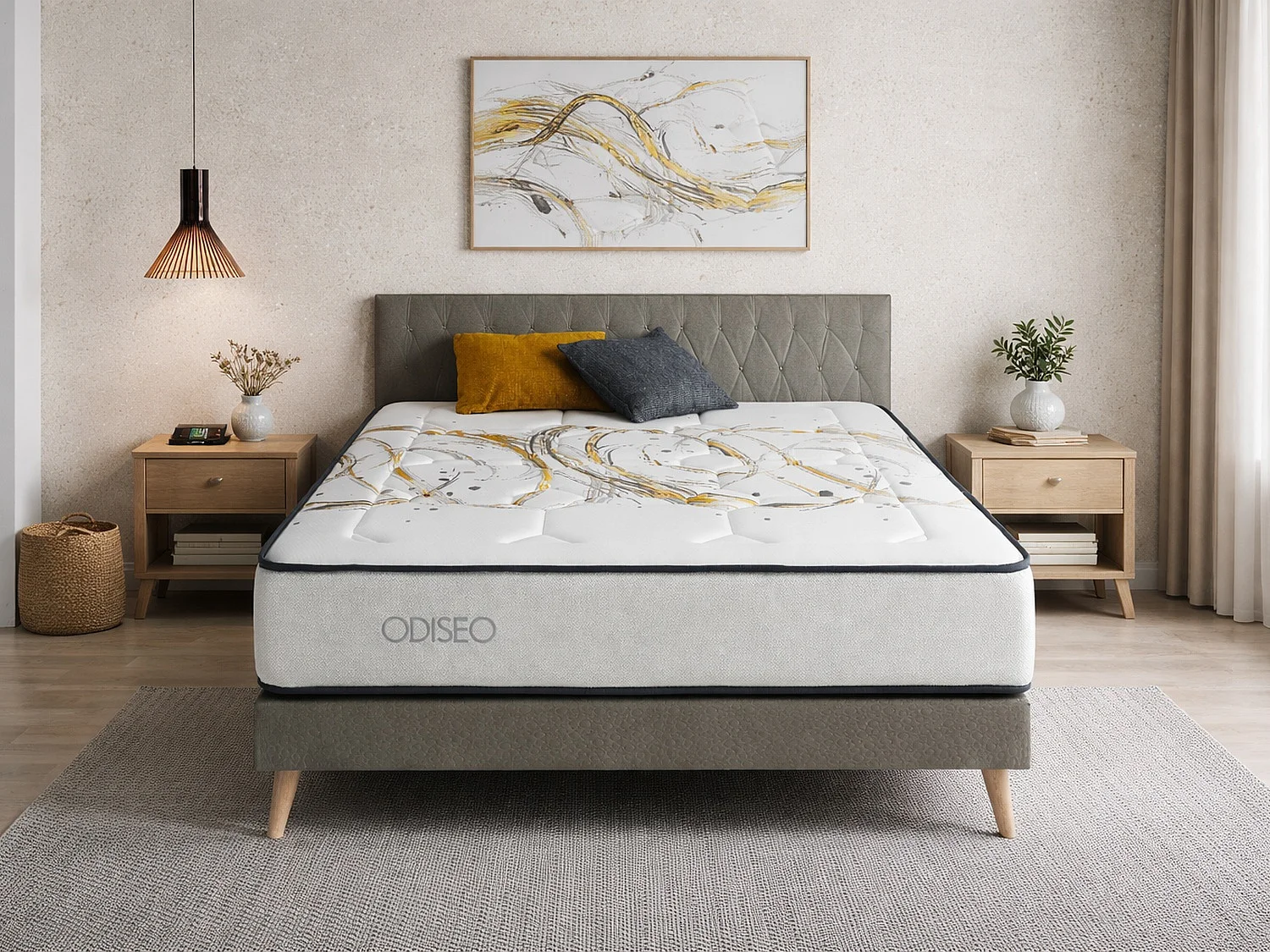 Matelas en mousse à mémoire de forme DREAMDI ODISEO FOAM 80x180 cm