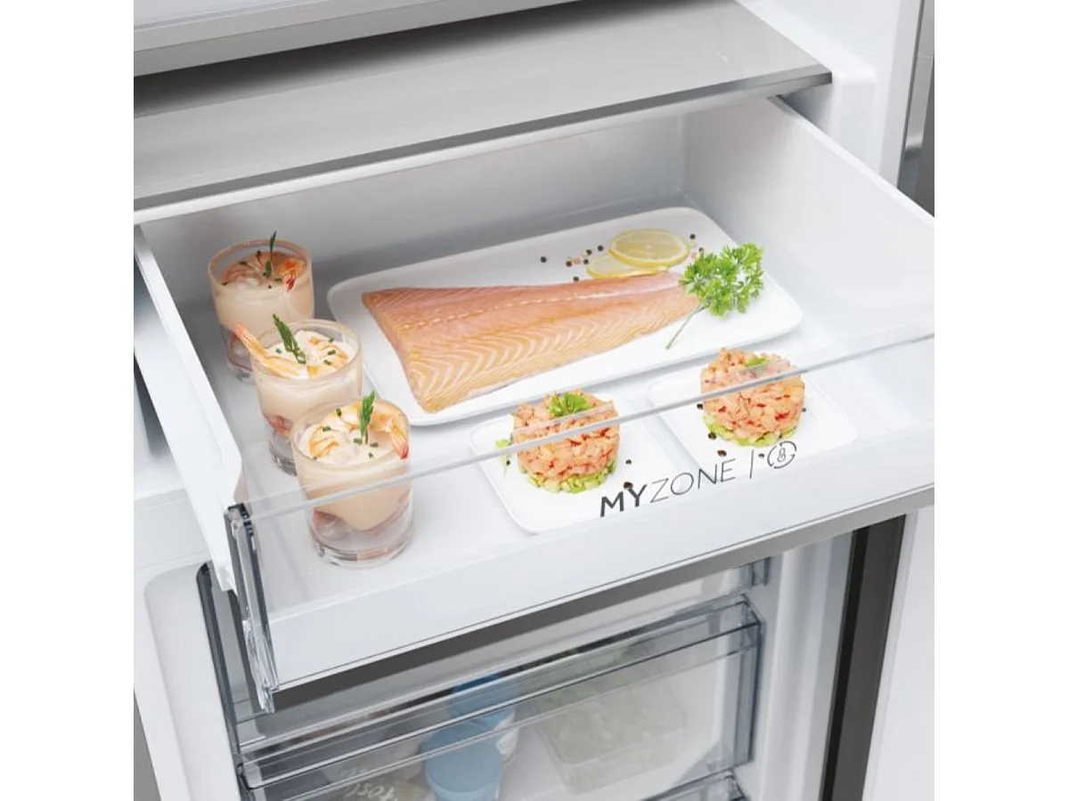 Frigorífico combi Haier HDPW5618DNPK No Frost 352L D inox 185 cm