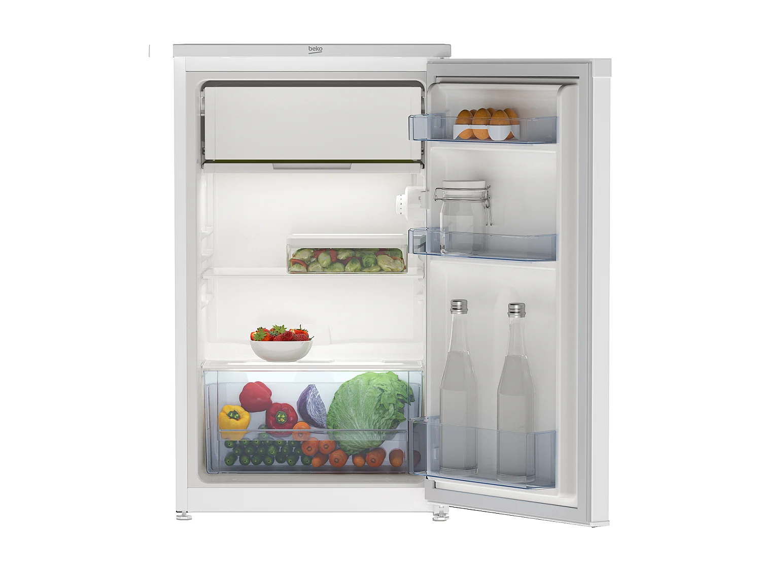 Beko TS190340N Frigorifero con Congelatore Libera Installazione 85 L Classe E Bianco